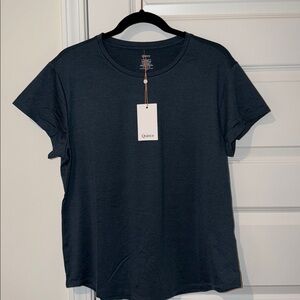Quince Women's Deep Blue Short Sleeve Tee